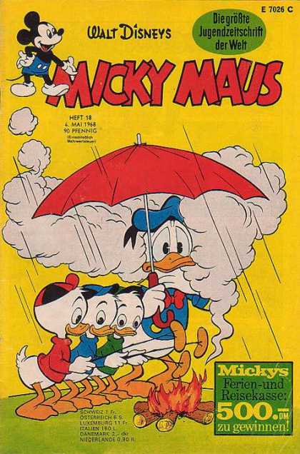 Micky Maus 646 - Disney - German - Donald Duck - Huey Duey Luey - Campfire
