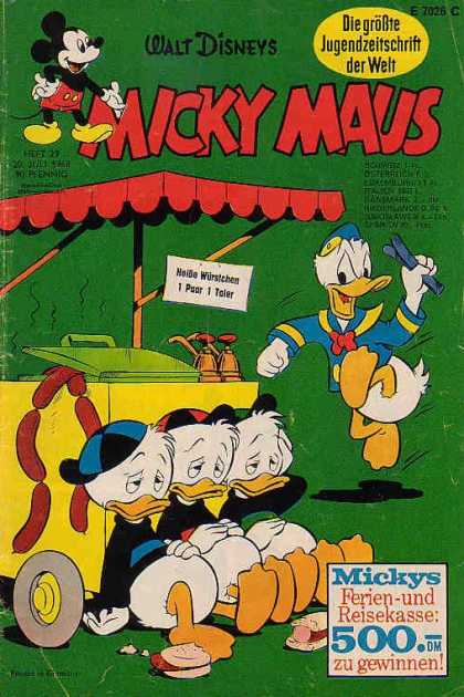 Micky Maus 657 - Walt Disneys - Donald Duck - Tent - Sausages - Hot Dog