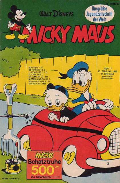 Micky Maus 687 - Walt Disney - Micky Maus - Micky - Schatztruhe - Jugendzeitschrift