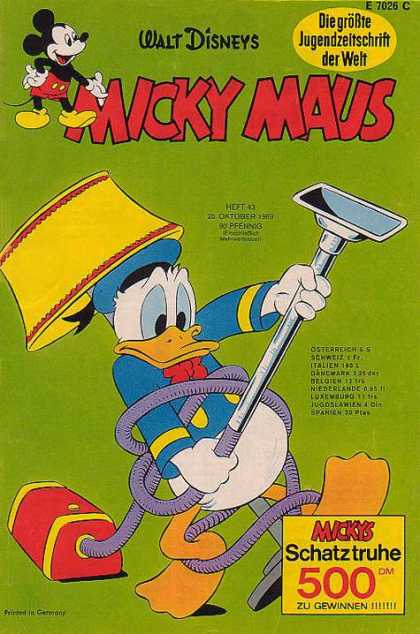 Micky Maus 723 - Walt Disneys - Schatztruhe - Donald Duck - Printed In Germany - Vacuum Cleaner
