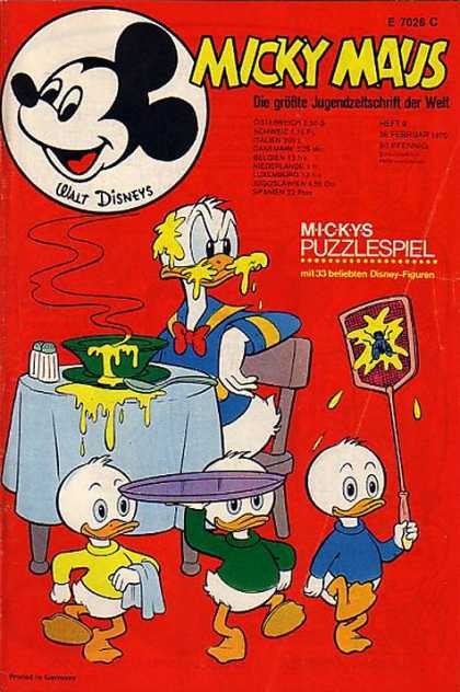 Micky Maus 741 - Walt Disney - German - Puzzlespiel - Donald Duck - Huey Dewey Louie