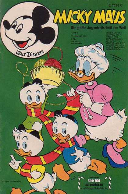 Micky Maus 789 - Mouse - Duck - Basket - Muflur - Glass
