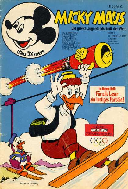 Micky Maus 843 - Die Grobte Jugendzeitschrift Der Welt - In Diesen Heft - Fur Alle Leser - Ein Lustiges Farbdia - Walt Disneys
