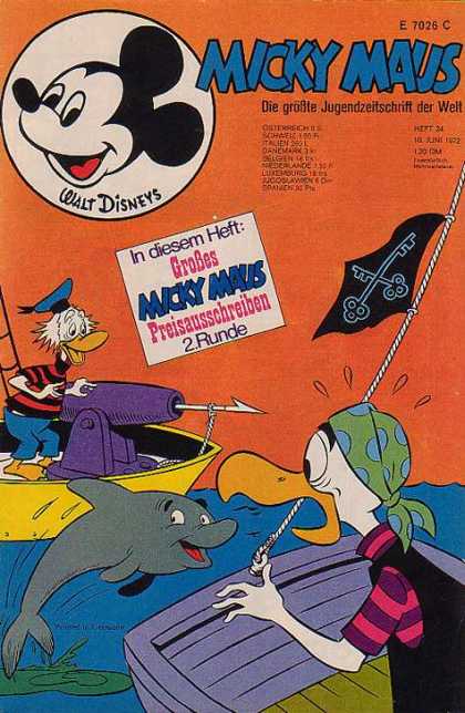 Micky Maus 860 - Ducks - Rope - Porpoise - Boats - Flag