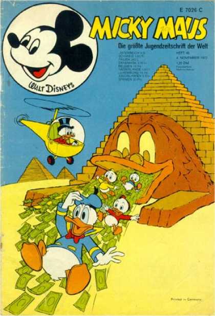 Micky Maus 881 - Ducks - Helicopter - Pyramid - Cash - Sand