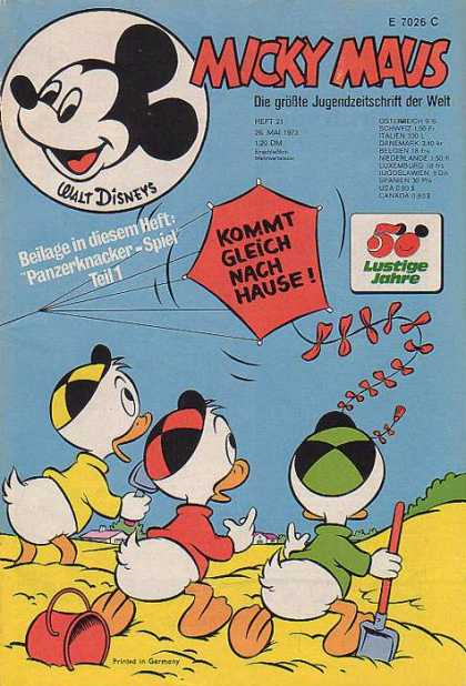 Micky Maus 910 - Disney - Huey - Duey - Louie - Kite