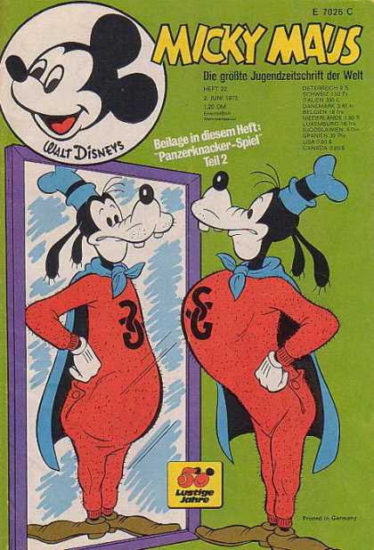 Micky Maus 911 - Goofy - Mirror - Underware - Sg - Blue Cape