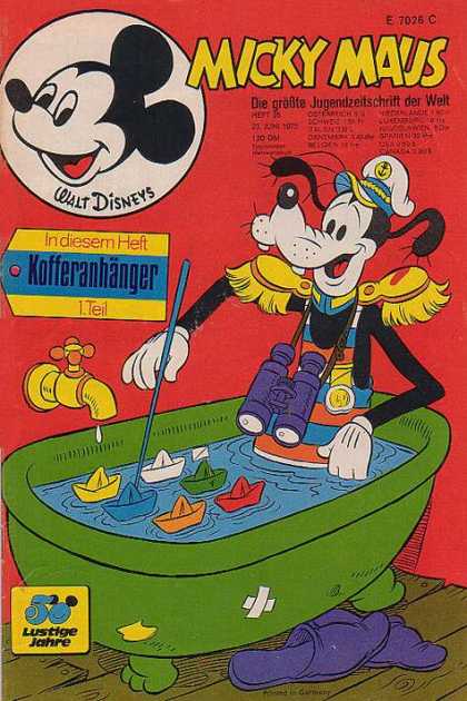 Micky Maus 914 - Goofy - Faucet - Captain - Bath Tub - Binoculars