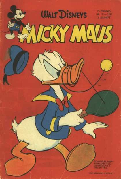 Micky Maus 93 - Walt Disneys - Donald Duck - Hat - Ball - 25 Penning