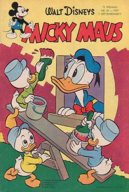 Micky Maus 96 - Mouse - Paint - Brush - Tin - Play