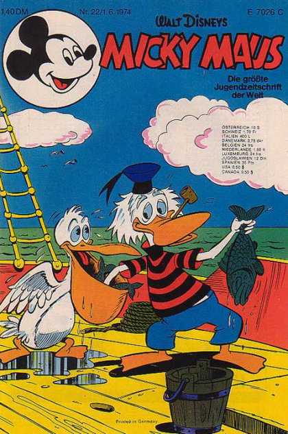 Micky Maus 963 - 1974 - E 7026c - Walt Disney - Micky Maus - No 22
