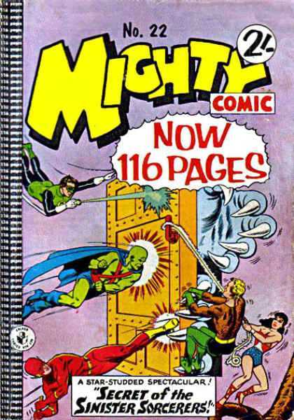 Mighty Comic 22 - Green Lantern - Wonder Woman - Flash - Aquaman - Martian Manhunter