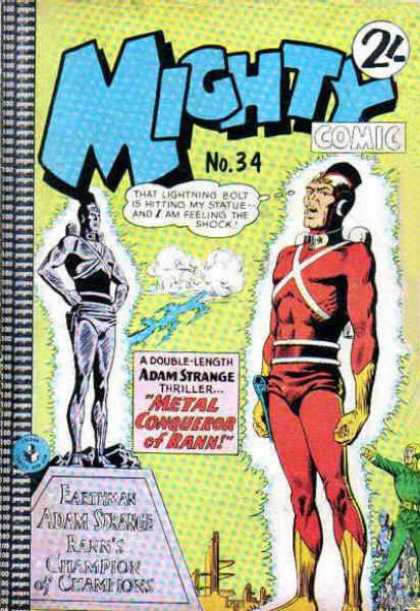 Mighty Comic 34 - Mighty - Comic - Adam Strange - Earthman - Champion