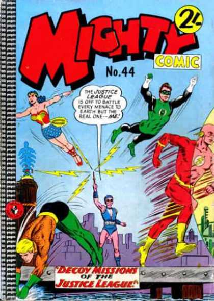 Mighty Comic 44 - Wonder Woman - Flash - Green Lantern - Battle - Decoy Missions