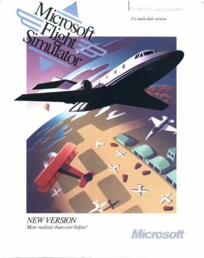 Misc. Games - Microsoft Flight Simulator 4.0