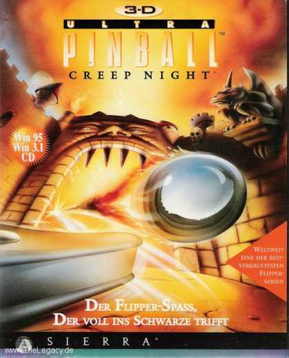 Misc. Games - 3-D Ultra Pinball: Creep Night