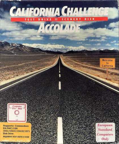Misc. Games - California Challenge: Test Drive II Scenery Disk