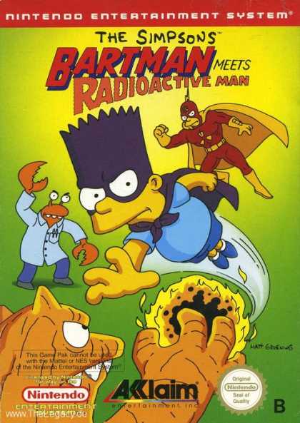 Misc. Games - Simpsons, The: Bartman meets Radioactive Man