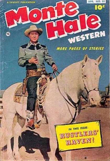 Monte Hale Western 81 - Western - Cowboy - Horse - Gun - Rustlers Haven