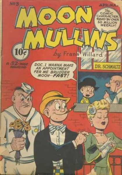 Moon Mullins 3 - Frank - Willard - Fast - Schmaltz - Doctor