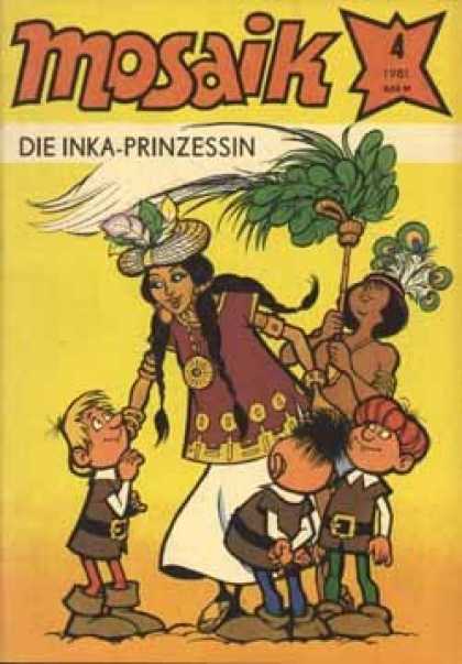 Mosaik 277 - Die Inka-prinzessin - Indians - Boys - Medalion - Long Hair