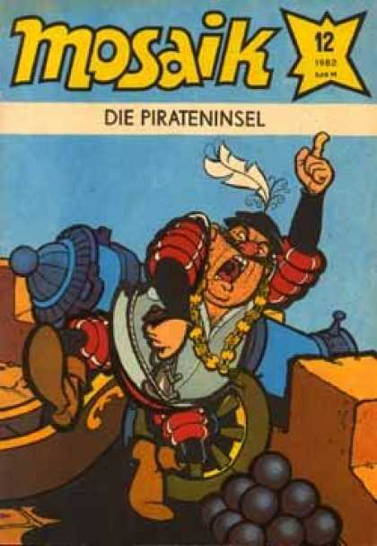 Mosaik 297 - Die Pirateninsel - Soldier - Guardian - Canon - Balls