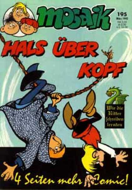Mosaik 408 - Hals Uber Kopf - Rope - Man - Dragon - 4 Seiten Mehr Comic
