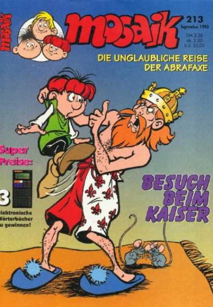 Mosaik 426 - King - Crown - Carpet - Mice - Underwear