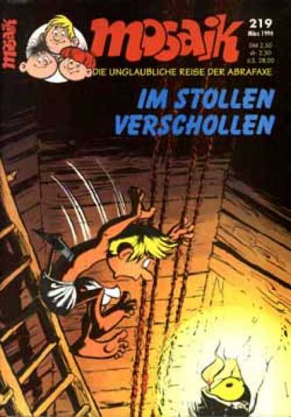 Mosaik 432 - Im Stollen - Verschollen - Mine - Boys - Fire