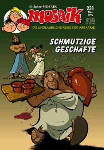 Mosaik 444 - German Comic Jahre Mosaik - Issue 231 - Die Unglaubliche Reise Der Aberafaxe - Schmutzige Geschafte - March 1995