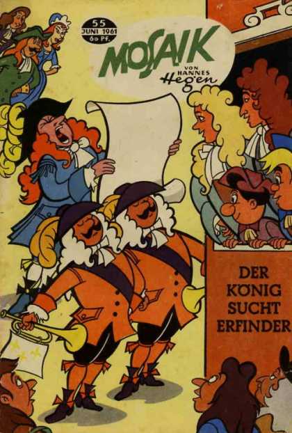 Mosaik 47 - Trumpets - Town Crier - Announcement - Hats - Listening