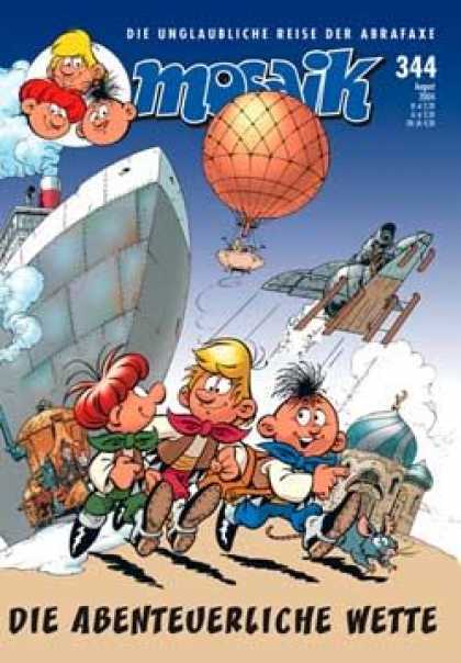 Mosaik 557 - Ship - Ballon - Rat - Steam - Boys