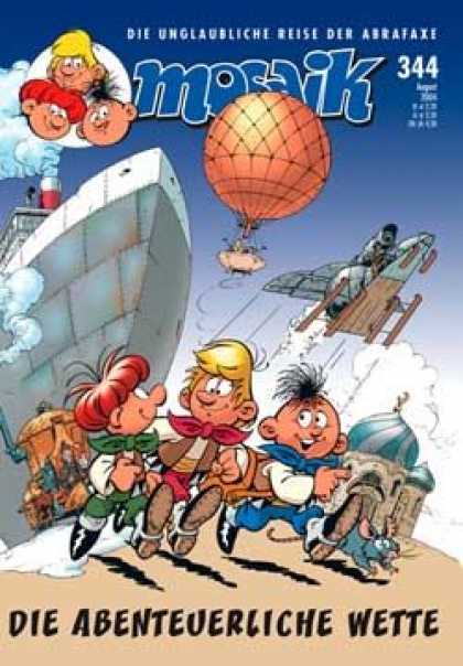 Mosaik 557 - Ship - Ballon - Rat - Steam - Boys