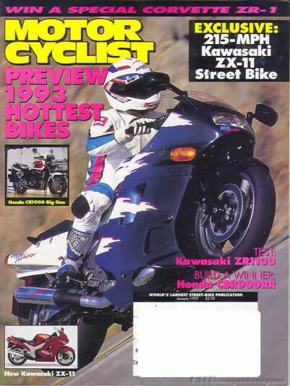 Motor Cyclist - January 1993