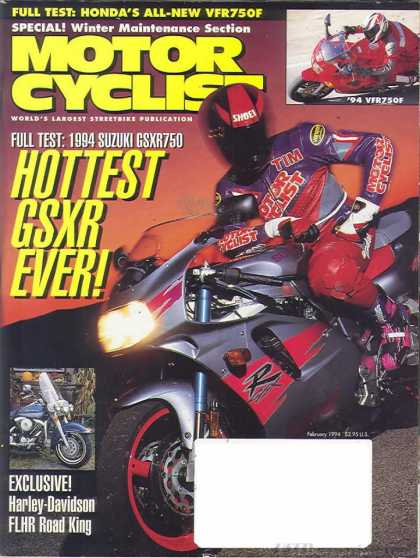 Motor Cyclist - February 1994