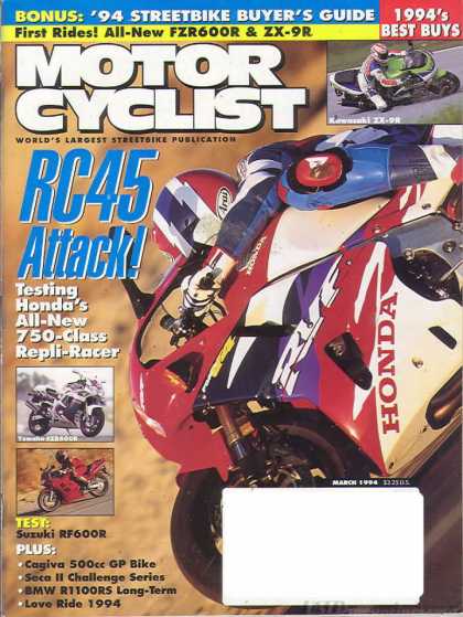 Motor Cyclist - March 1994