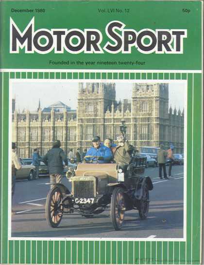 Motor Sport - December 1980