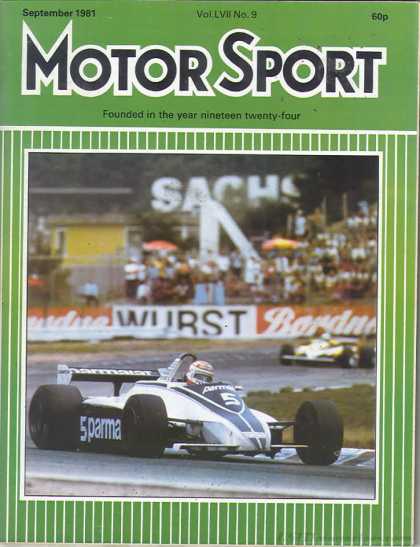 Motor Sport - September 1981