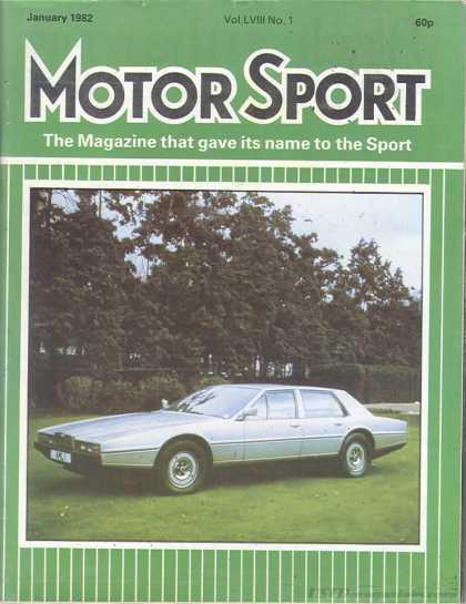 Motor Sport - January 1982