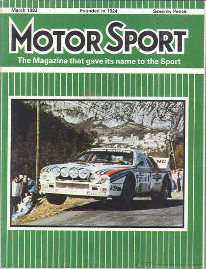 Motor Sport - March 1983