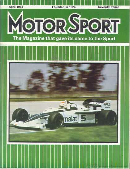 Motor Sport - April 1983