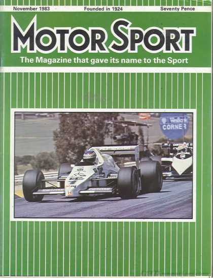 Motor Sport - November 1983