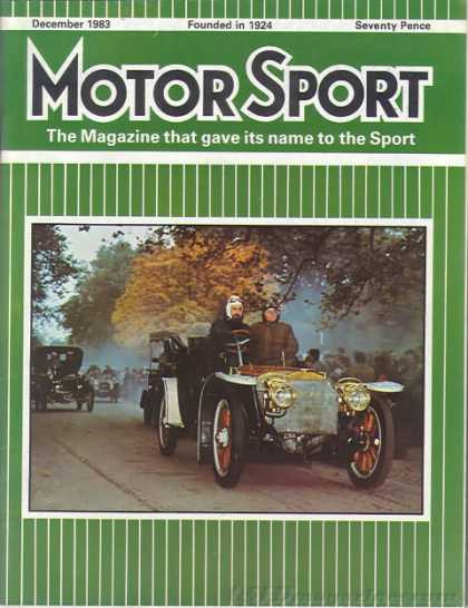 Motor Sport - December 1983