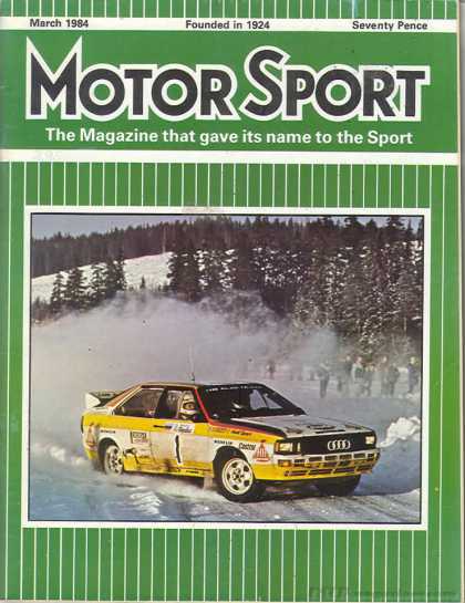 Motor Sport - March 1984