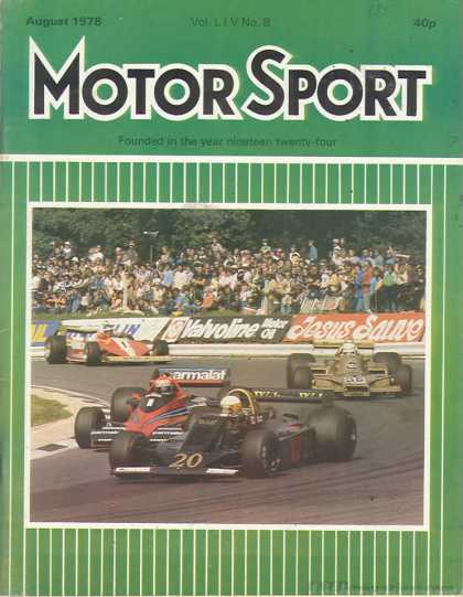 Motor Sport - August 1978