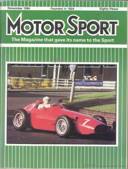 Motor Sport - November 1984