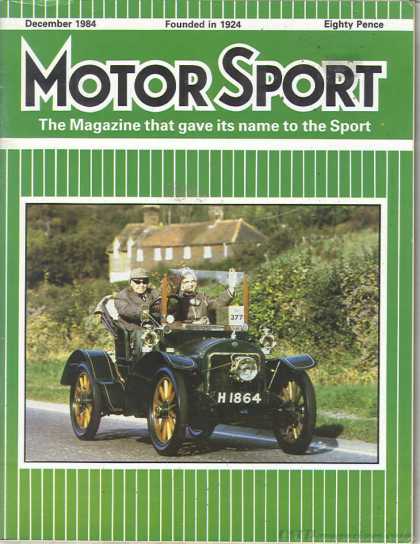 Motor Sport - December 1984