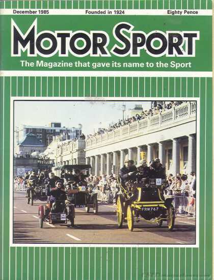 Motor Sport - December 1985