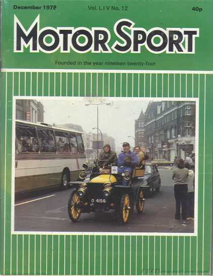 Motor Sport - December 1978