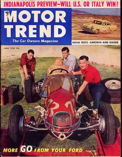 Motor Trend - June 1952